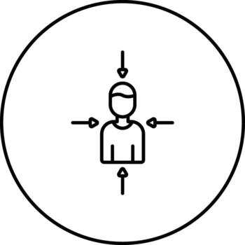 User Centered Design Vector Icon