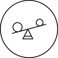 icono de vector de equilibrio