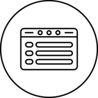 Modal Vector Icon