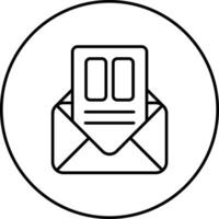 Newsletter Vector Icon