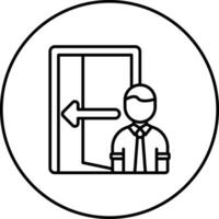 Exit Interview Vector Icon