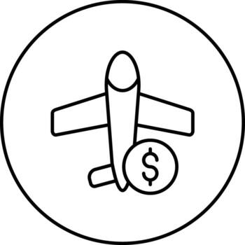 pagado vacaciones vector icono