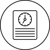 Time Tracking Vector Icon