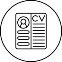 Resume Vector Icon