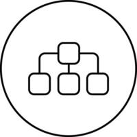 icono de vector de organización