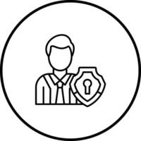 Authorization Manager Vector Icon