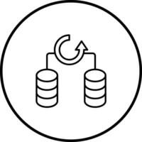 Database Backup Vector Icon