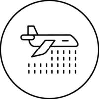 Firefighter Plane Vector Icon