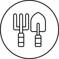 Fork And Trowel Vector Icon