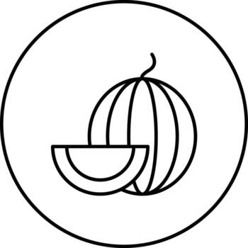 Melon Vector Icon