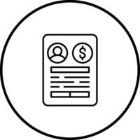 Account Summary Vector Icon