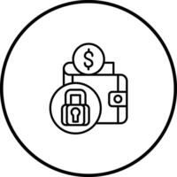 Private Wallet Vector Icon