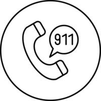 Call 911 Vector Icon