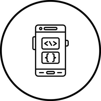 Coding Language Vector Icon