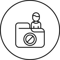 Sensitive Personal Data Vector Icon