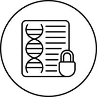 Genetic Data Vector Icon