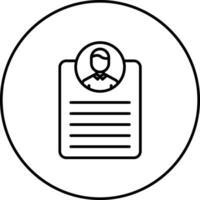 Personal Linked Data Vector Icon