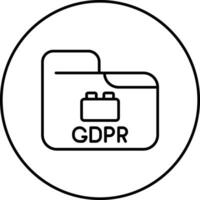 Gdpr Plugin Vector Icon