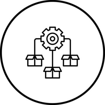 Distribution Vector Icon