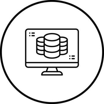 Maestro datos vector icono