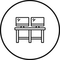 Cubicle Vector Icon
