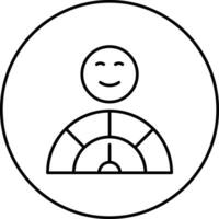 Satisfied Vector Icon
