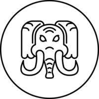 Mammoth Vector Icon