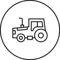 icono de vector de tractor