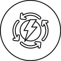 Electricity Vector Icon