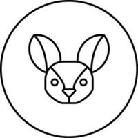 Fennec Fox Vector Icon