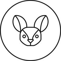 Fennec Fox Vector Icon