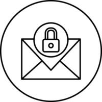 Email Security Vector Icon