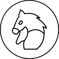 War Horse Vector Icon