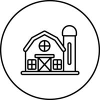 Farm House Vector Icon