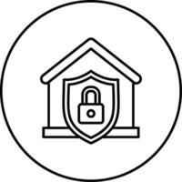 Home Security Vector Icon