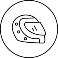 icono de vector de casco