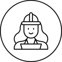 Qa Engineer Female Vector Icon