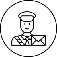 Postman Vector Icon