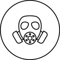 Gas Mask Vector Icon