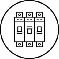 Circuit Breaker Vector Icon