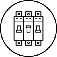 Circuit Breaker Vector Icon