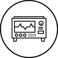 Oscilloscope Vector Icon