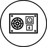 Power Supply Unit Vector Icon