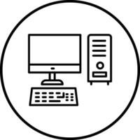 Computer Vector Icon