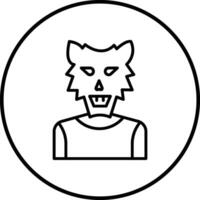 Werewolf Vector Icon