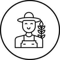 Farmer Vector Icon
