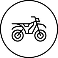 Dirt Bike Vector Icon