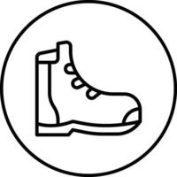 Hiking Boots Vector Icon