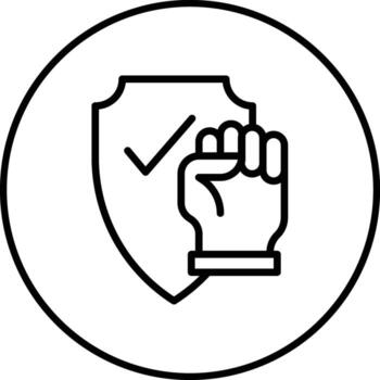 asertividad vector icono