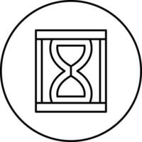 icono de vector de reloj de arena